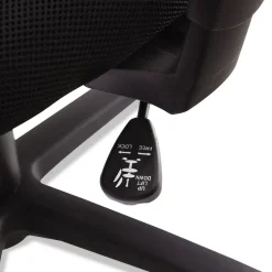 OIF Swivel/tilt Mesh Task Chair (Height Adjustable T-Bar Arms-Black/chrome)