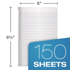 Oxford 9.5 x 6 Sheets (150) Recycled Small Notebooks - Randomly Assorted Covers