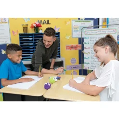 Pacon 24 in. x 32 in. 25 Sheets 1 in. Rule Presentation Format Chart Tablets - White