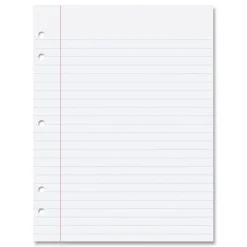 Pacon 8 in. x 10.5 in. 5-Hole Wide/Legal Rule Composition Paper (500/Pack)