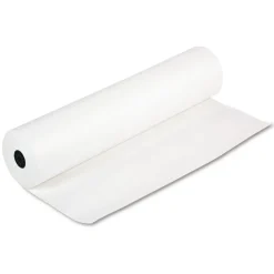 Pacon 48 lbs. Text Weight 36 in. x 1000 ft. Spectra ArtKraft Duo-Finish Paper - White (1-Roll)