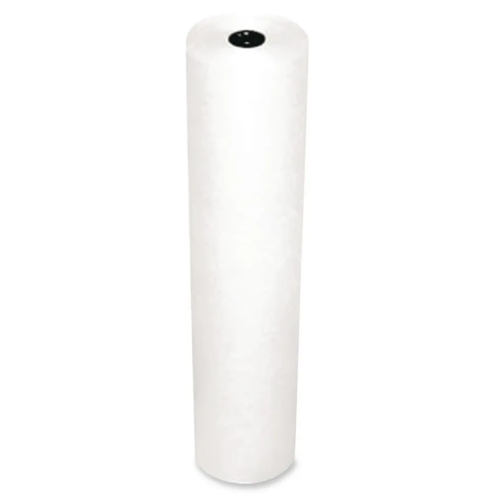 Pacon 48 lbs. Text Weight 36 in. x 1000 ft. Spectra ArtKraft Duo-Finish Paper - White (1-Roll)