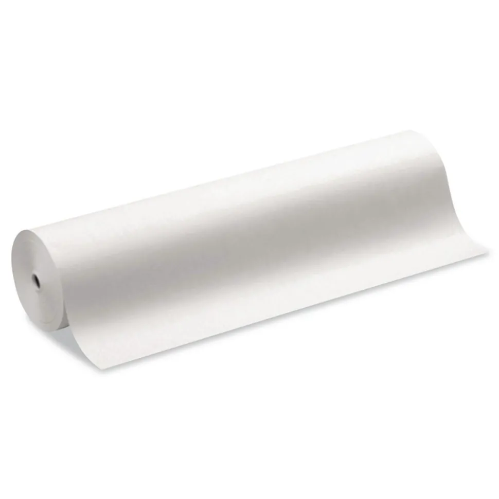 Pacon 48 lbs. Text Weight 36 in. x 1000 ft. Spectra ArtKraft Duo-Finish Paper - White (1-Roll)