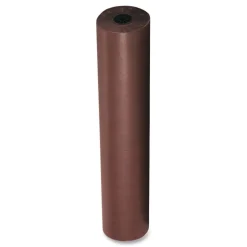 Pacon 35 lbs. Wrapping Weight 36 in. x 1000 ft. Rainbow Duo-Finish Colored Kraft Paper - Brown (1-Roll)