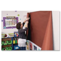 Pacon 35 lbs. Wrapping Weight 36 in. x 1000 ft. Rainbow Duo-Finish Colored Kraft Paper - Brown (1-Roll)