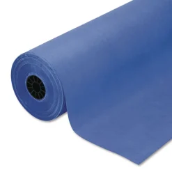 Pacon 35 lbs. Wrapping Weight 36 in. x 1000 ft. Rainbow Duo-Finish Colored Kraft Paper - Royal Blue (1-Roll)