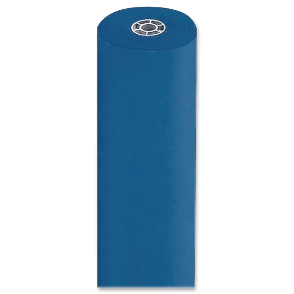 Pacon 35 lbs. Wrapping Weight 36 in. x 1000 ft. Rainbow Duo-Finish Colored Kraft Paper - Royal Blue (1-Roll)