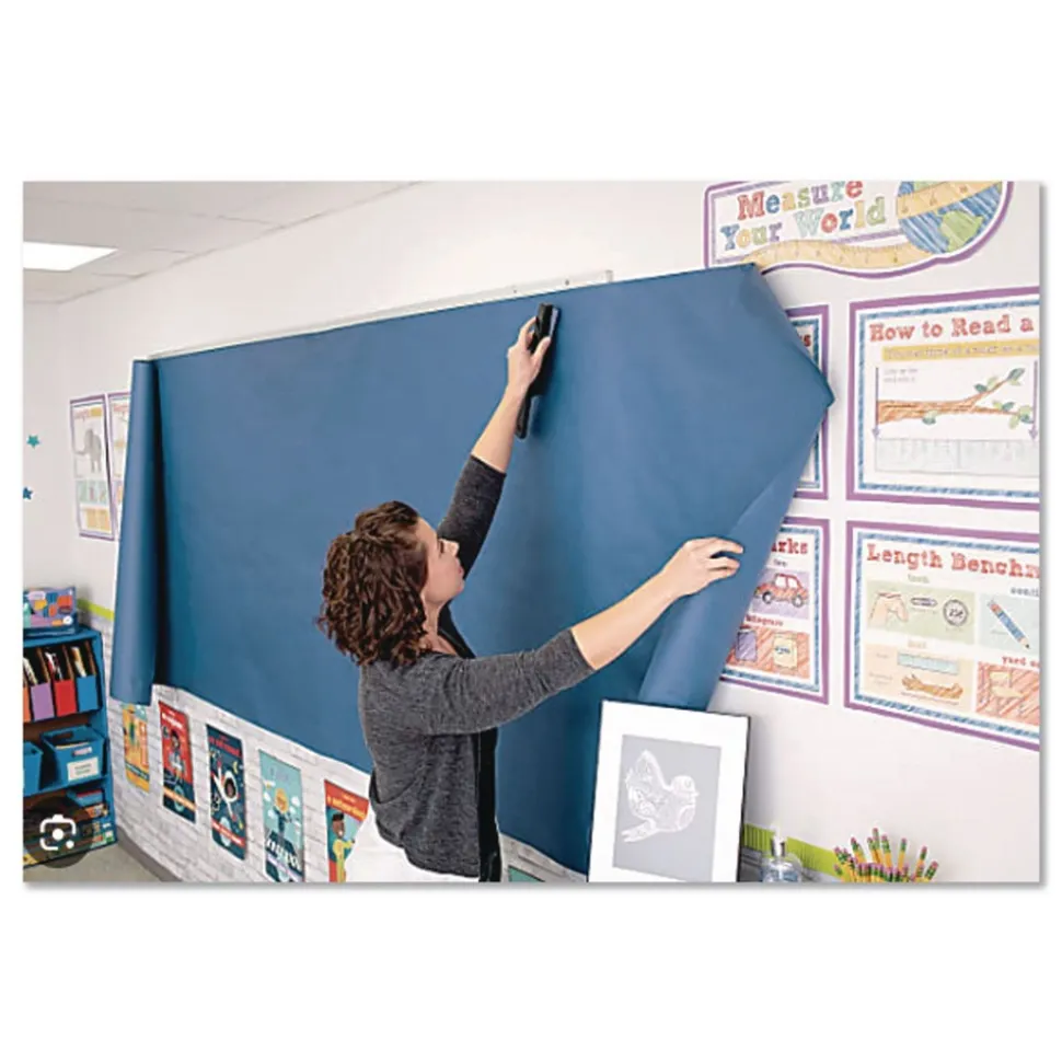 Pacon 35 lbs. Wrapping Weight 36 in. x 1000 ft. Rainbow Duo-Finish Colored Kraft Paper - Royal Blue (1-Roll)