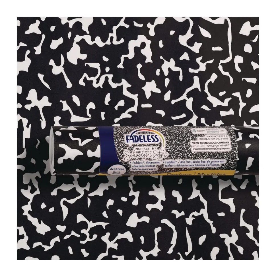 Pacon Fadeless Paper Roll 50 lb Weight 47.25-in x 50 ft White/Black