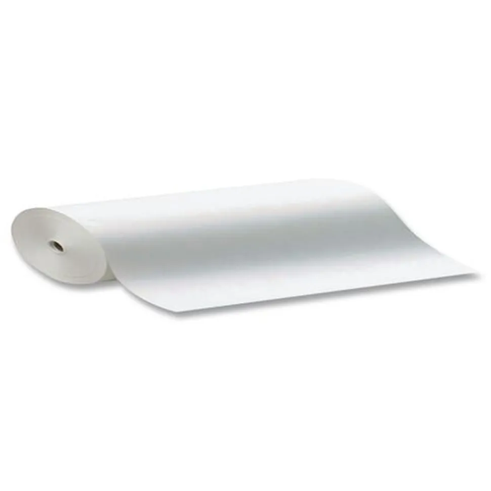 Pacon P5636 36 in. x 1,000 ft. 40 lbs. Wrapping Weight Kraft Paper Roll - White (1-Roll)