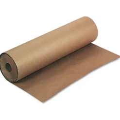 Pacon P5836 36 in. x 1,000 ft. 50 lbs. Wrapping Weight Kraft Paper Roll - Natural (1-Roll)