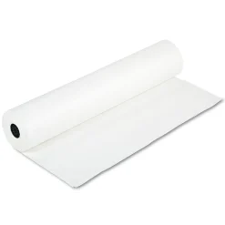Pacon P0063000 35 lbs. Wrapping Weight 36 in. x 1000 ft. Rainbow Duo-Finish Colored Kraft Paper - White (1-Roll)