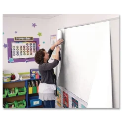 Pacon P0063000 35 lbs. Wrapping Weight 36 in. x 1000 ft. Rainbow Duo-Finish Colored Kraft Paper - White (1-Roll)