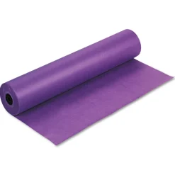 Pacon P0063330 35 lbs. Wrapping Weight 36 in. x 1000 ft. Rainbow Duo-Finish Colored Kraft Paper - Purple (1-Roll)
