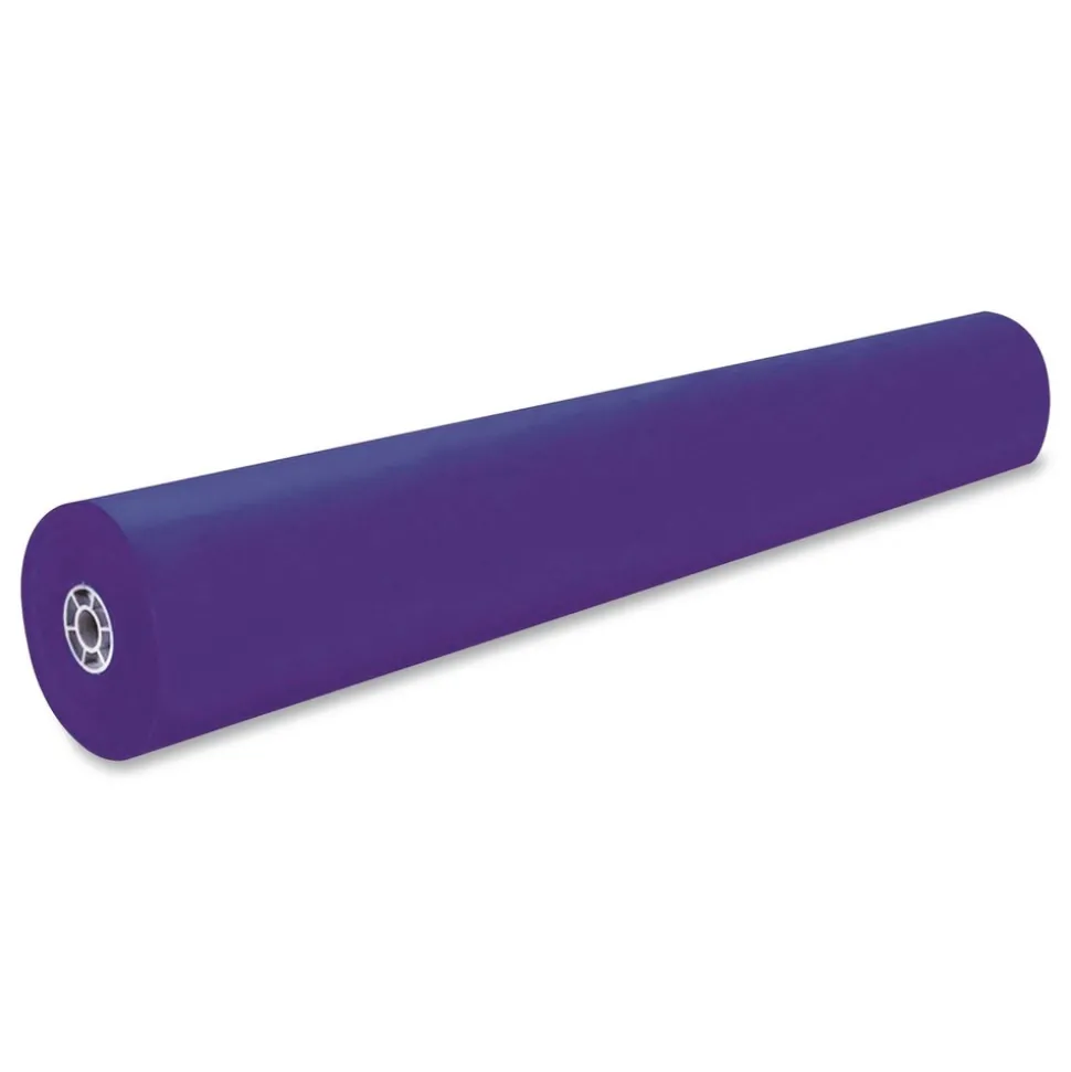 Pacon P0063330 35 lbs. Wrapping Weight 36 in. x 1000 ft. Rainbow Duo-Finish Colored Kraft Paper - Purple (1-Roll)