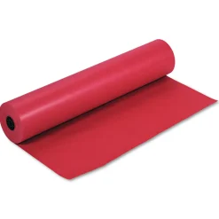 Pacon P0063030 35 lbs. Wrapping Weight 36 in. x 1000 ft. Rainbow Duo-Finish Colored Kraft Paper - Scarlet (1-Roll)