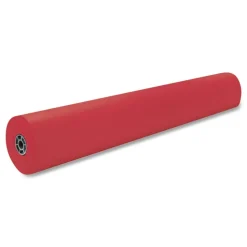 Pacon P0063030 35 lbs. Wrapping Weight 36 in. x 1000 ft. Rainbow Duo-Finish Colored Kraft Paper - Scarlet (1-Roll)