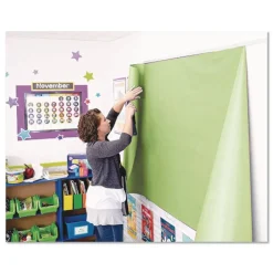 Pacon P0063120 Rainbow Duo-Finish 36 in. x 1000 ft. Colored Kraft Pape - Lite Green