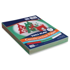 Pacon Tru-Ray 9 x 12 70 lb. Text Weight Construction Paper - Assorted Holiday Colors (150/Pack)