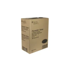 Pactiv Corp. 9 in. Diameter 3-Compartment Placesetter Deluxe Laminated Foam Dinnerware Plate - Black (500/Carton)