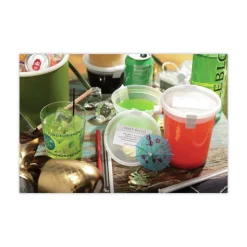 Pactiv Corp. 4.55 in. x 2.45 in. x 2.45 in. 12 oz. Newspring DELItainer Plastic Microwavable Container - Clear (240/Carton)