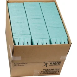 Pactiv Corp. 5.5 in. x 5.5 in. x 3.25 in. Quart Berigard Molded Fiber Berry Basket - Green (297/Carton)