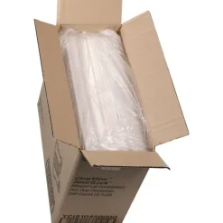 Pactiv Corp. 6.5 in. x 2.25 in. x 2.75 in. Plastic Hinged Lid Hot Dog Container - Clear (250/Carton)