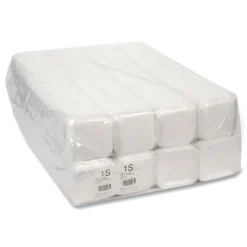 Pactiv Corp. 5.1 in. x 5.1 in. x 0.65 in. #1S Foam Supermarket Tray - White (1000/Carton)