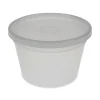 Pactiv Corp. 2 in. x 2 in. x 2 in. 16 oz. Newspring DELItainer Microwavable Plastic Container - Clear (240/Carton)