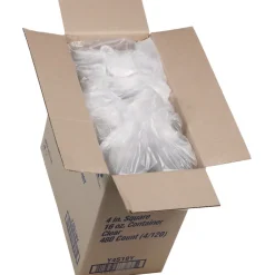 Pactiv Corp. 16 oz 4 x 4 x 3 PET Plastic Square Container - Clear (480/Carton)