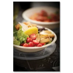 Pactiv Corp. 32 oz EarthChoice Fiber-Blend Bagasse Dinnerware Bowl - Natural (400/Carton)