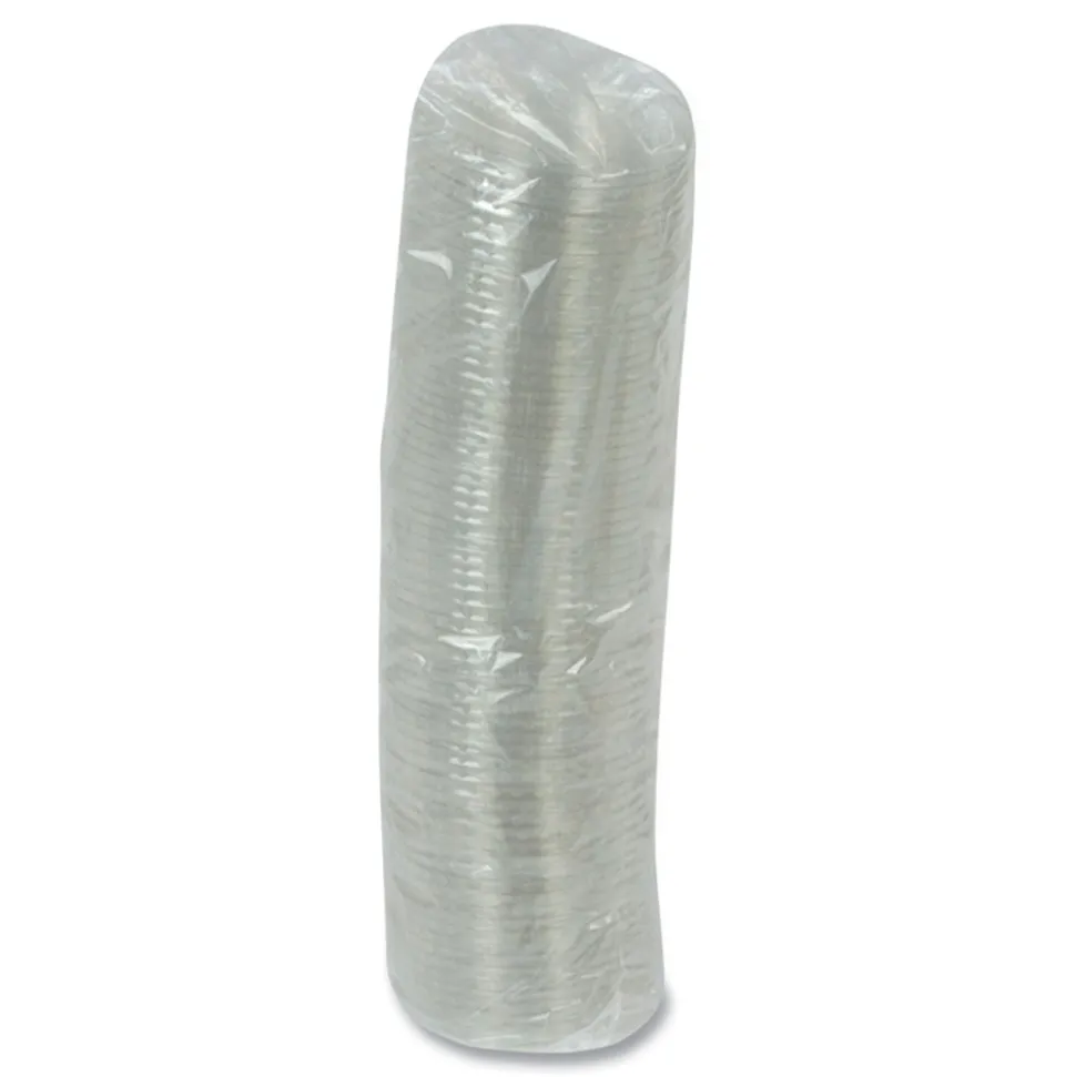 Pactiv Corp. 12 oz./14 oz./16 oz./20 oz. Cold Cup Lids - Clear (1680/Carton)