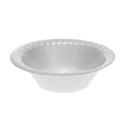 Pactiv Corp. 12 oz. Placesetter Deluxe Laminated Foam Dinnerware Bowl - White (1000/Carton)
