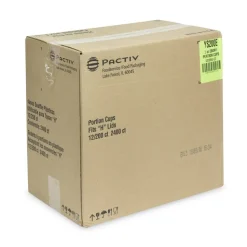 Pactiv Corp. 2 oz. Plastic Portion Cup - Black (200/Bag, 12 Bags/Carton)