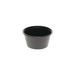 Pactiv Corp. 2 oz. Plastic Portion Cup - Black (2400/Carton)