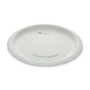 Pactiv Corp. EarthChoice Pressware 10 in. Diameter Plate Paper Compostable Dinnerware - White (300/Carton)