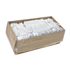 Pactiv Corp. Fieldware Mediumweight Spork Cutlery - White (1,000/Carton)