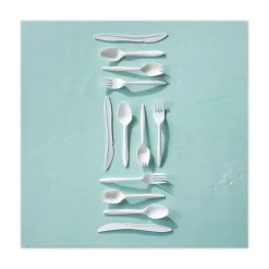 Pactiv Corp. Fieldware Mediumweight Spoon Cutlery - White (1,000/Carton)