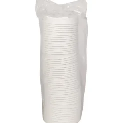 Pactiv Corp. LMC81216ECBB 4 in. EarthChoice PFAS-Free Compostable Sugarcane Soup Cup Lid - White (500/Carton)