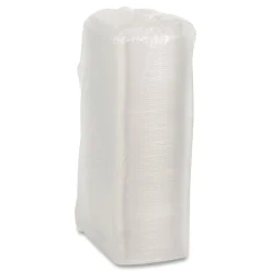 Pactiv Corp. YCI853010000 9 x 7.4 x 1 Showcase Deli Plastic Dome Lid for 3-Compartment 48/64 oz Containers - Clear (220/Carton)