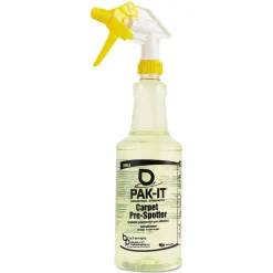 PAK-IT 100-Piece/Tub, 4 Tubs/Carton Citrus Carpet Pre-Spotter Packets