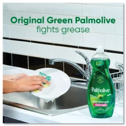 Palmolive 32.5 oz. Bottle Dishwashing Liquid - Green Scent (9/Carton)