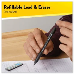 Paper Mate 0.7 mm HB (#2) Profile Mechanical Pencils - Black Lead/Assorted Barrel Colors (8/Pack)