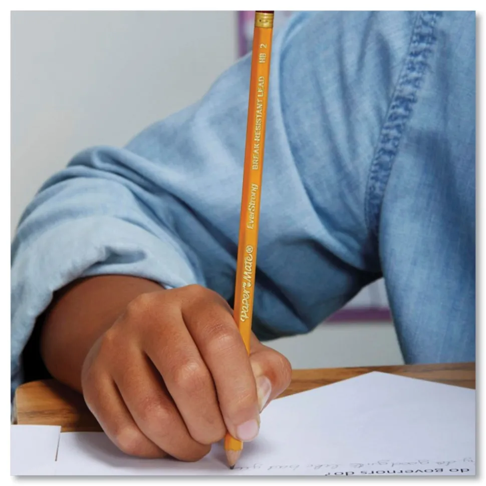 Paper Mate EverStrong No. 2 Pencils - Black Lead/Yellow Barrel (24/Pack)