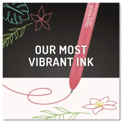 Paper Mate InkJoy Gel Bright Gel Pen Retractable Medium 0.7 mm Assorted Ink Assorted Barrel 10/Pack