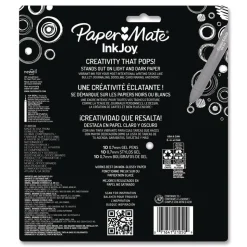 Paper Mate InkJoy Gel Bright Gel Pen Retractable Medium 0.7 mm Assorted Ink Assorted Barrel 10/Pack