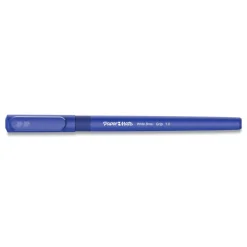 Paper Mate Medium 1 mm Write Bros. Stick Grip Ballpoint Pen - Blue Ink/Barrel (1-Dozen)