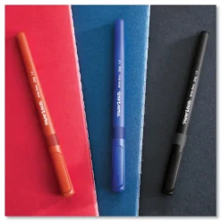 Paper Mate Medium 1 mm Write Bros. Stick Grip Ballpoint Pen - Blue Ink/Barrel (1-Dozen)