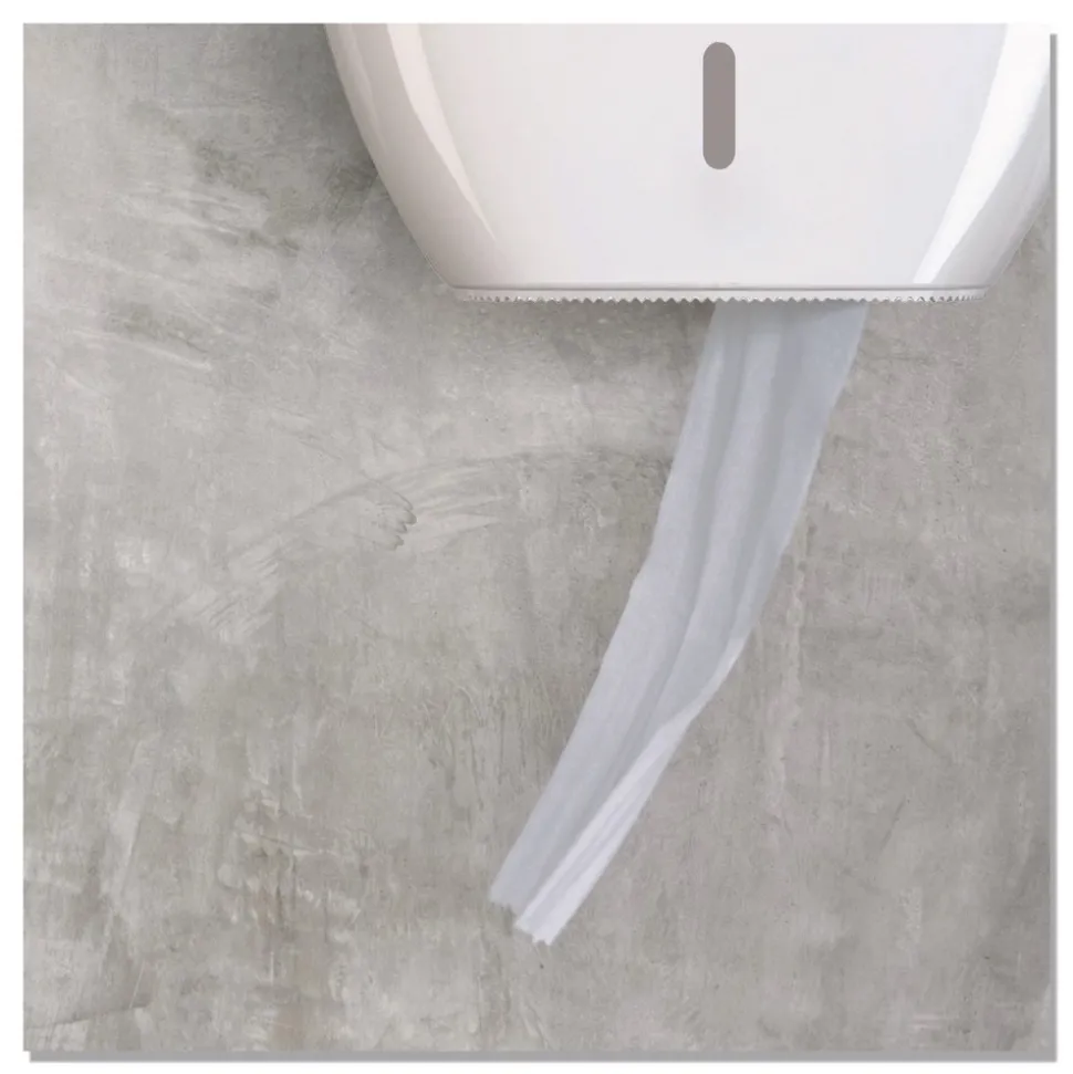 Papernet 3.3 in. x 750 ft. 1-Ply HyTech Seas Septic Safe Mini JRT - White (6/Carton)