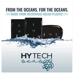 Papernet 11.8 x 9.8 x 14.2 Hy Tech Automatic Towel Dispenser - Black (1/Carton)